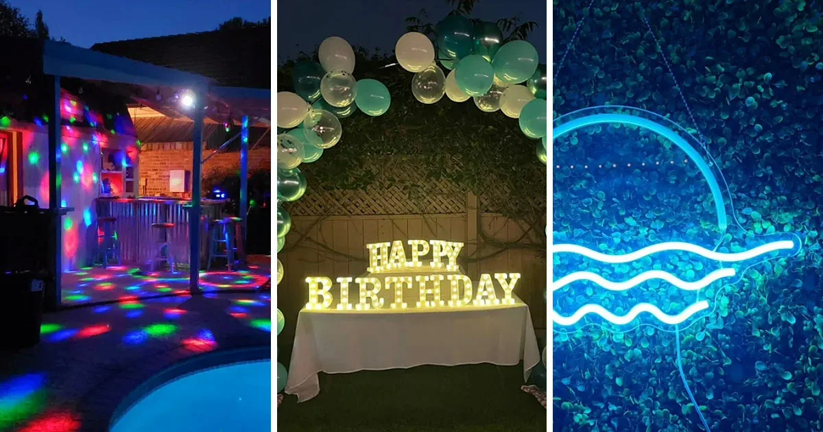 Colorful And Affordable Party Led Lights Make Your Next Bash Shine