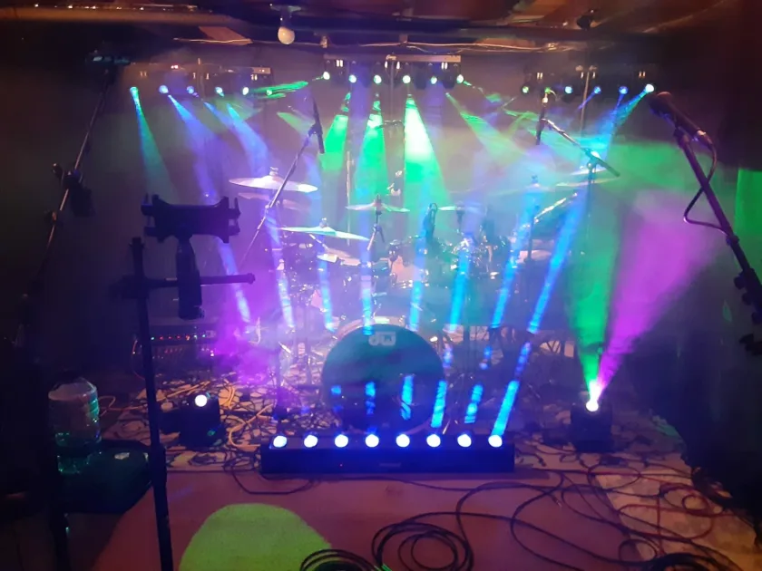 Colorful Strobelights Drumset Stage Music Disco Lights For Party