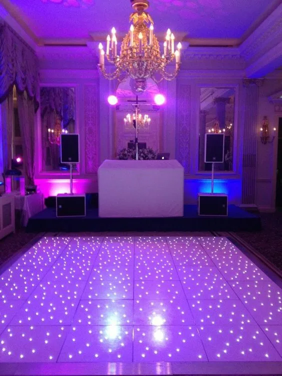 Party Lights Dance Floor Dot And Led Spotlights