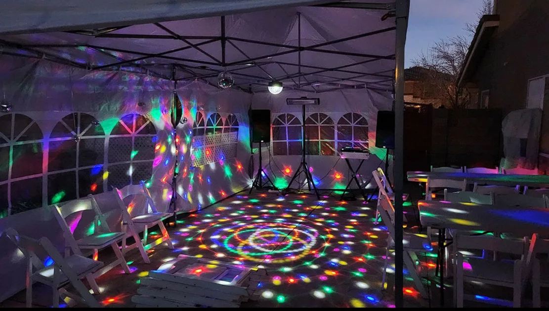 Retro Dance Party Outdoor Party Tent