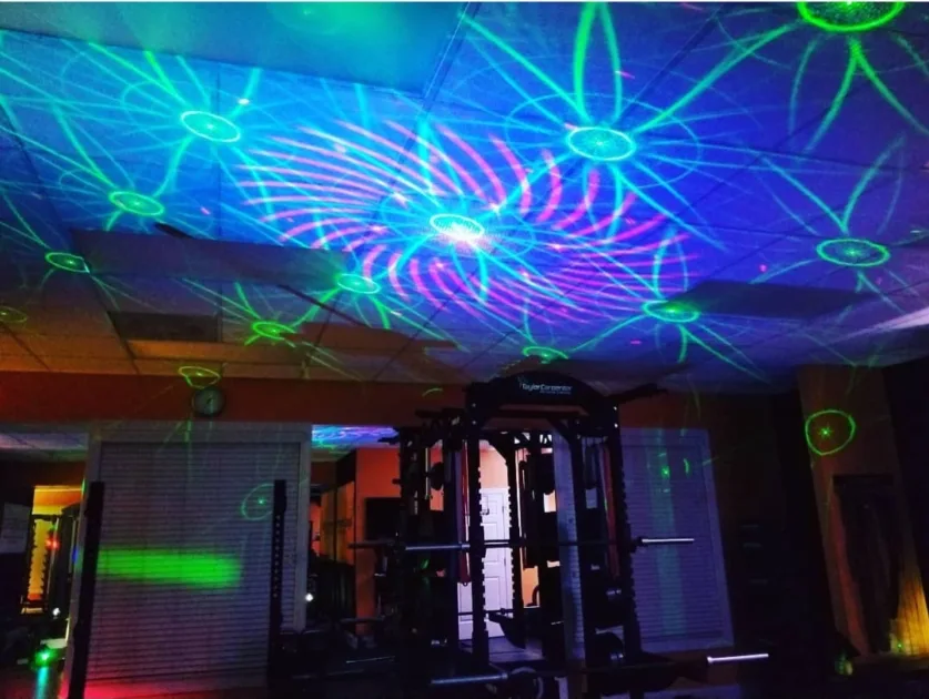 Colorful Laserlights Ceiling Gym Led Lights For Parties