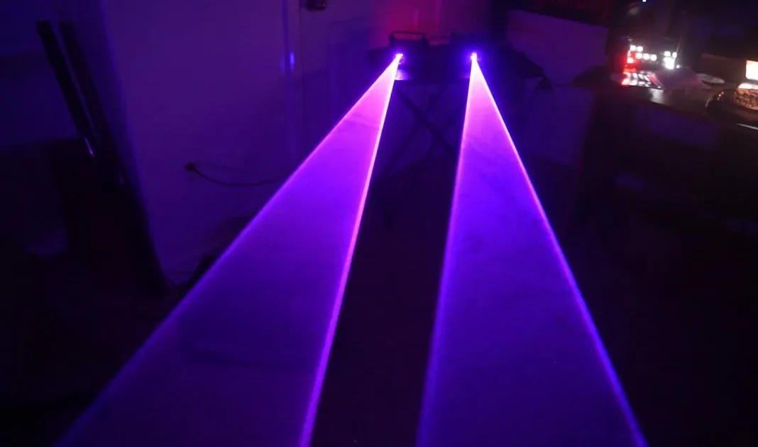Purple Laser Dark Lights For Party